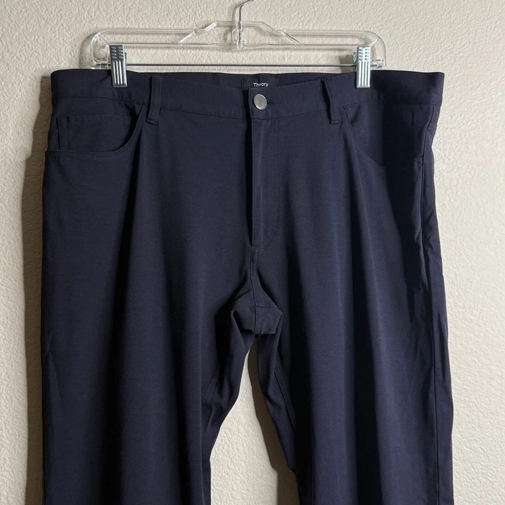 Theory Raffi slim fit trousers men’s 36 EUC navy blue